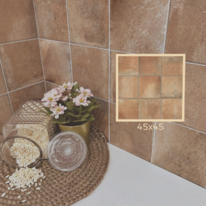 la platera Դեկոր 45x45 Kube Quinta Cotto