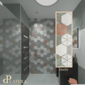 La Platera Vulkan Hex 35x90