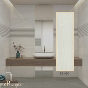 La Platera Cumbria White 35x90