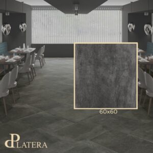 La Platera Tectonic Graphite 60x60